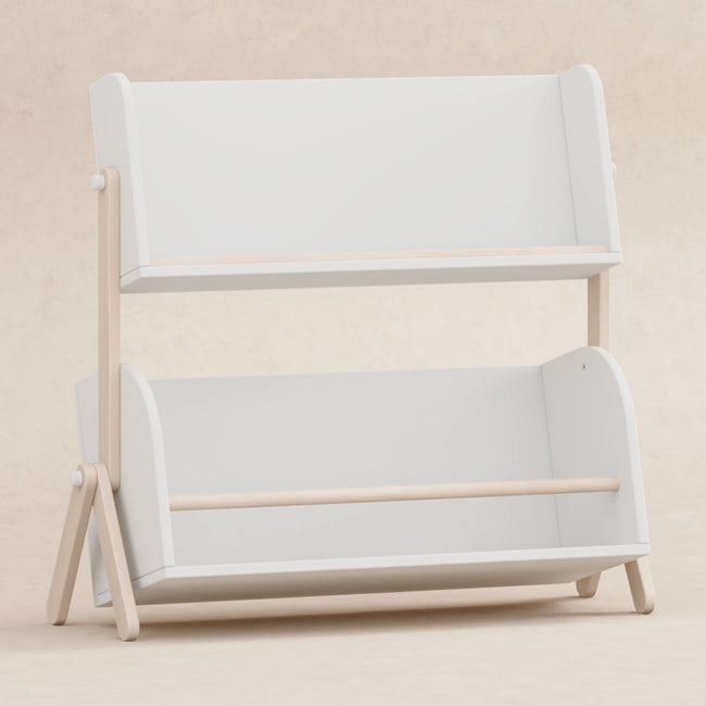 M10611WNX,Babyletto Kids,Tally Storage and Bookshelf in White and Washed Natural Finish
