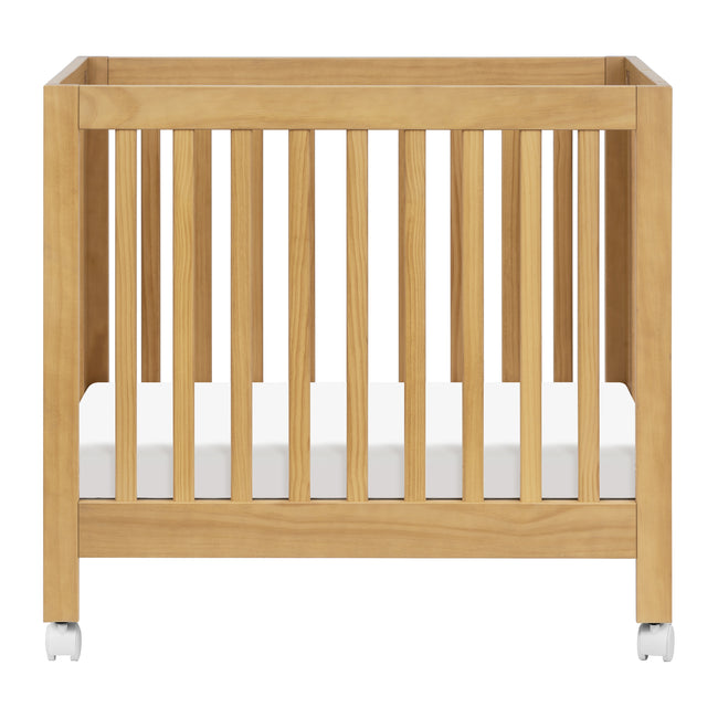 M6698HY,Babyletto,Origami Mini Crib in Honey