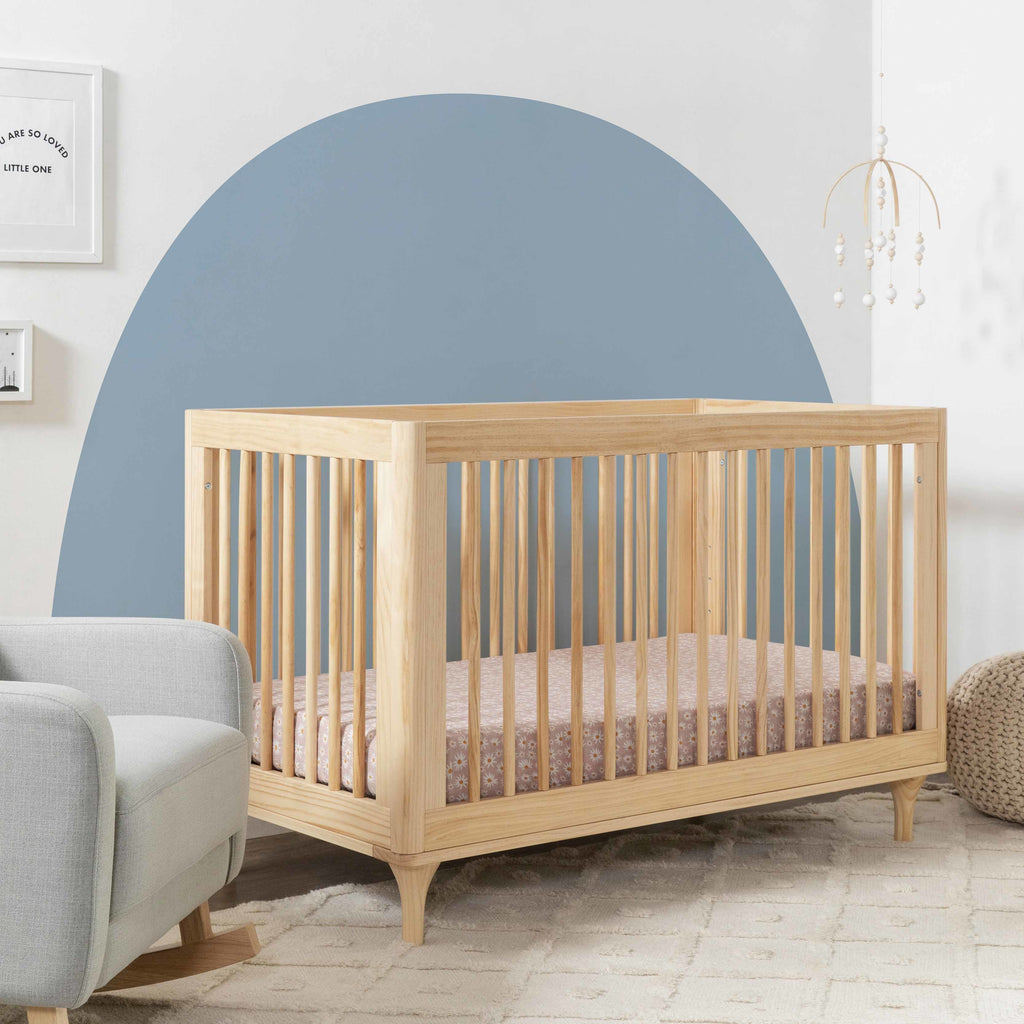 M9001N,Babyletto,Lolly 3-in-1 Convertible Crib w/Toddler Bed Conversion Kit in Natural