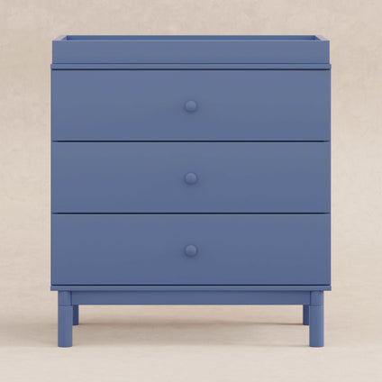 M12923CVB,Babyletto,Gelato 3-Drawer Changer Dresser w/Removable Changing Tray in Cove Blue