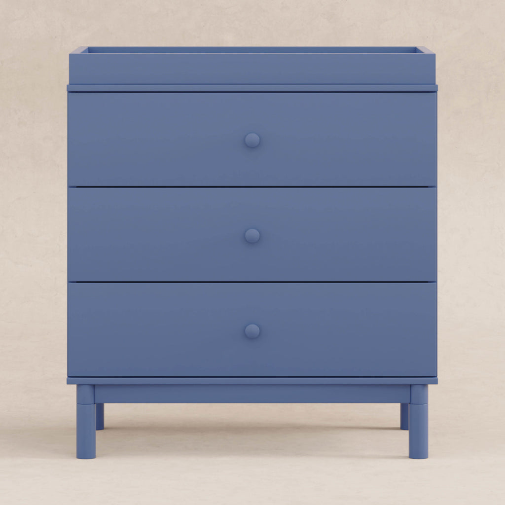 M12923CVB,Babyletto,Gelato 3-Drawer Changer Dresser w/Removable Changing Tray in Cove Blue