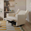 M11277PWB,Babyletto,Kiwi Recliner and Swivel Glider in Performance Ivory Boucle