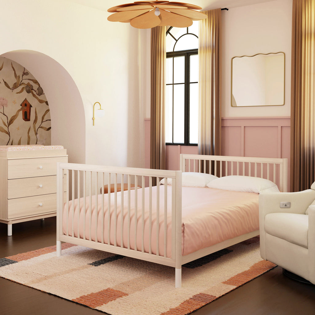 M12901NXW,Babyletto,Gelato 4-in-1 Convertible Crib w/Toddler Conversion Kit in Washed Natural  W Feet