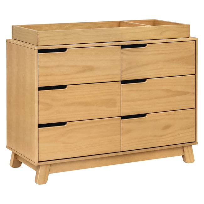 M4216HY,Babyletto,Hudson 6-Drawer Double Dresser  Assembled in Honey