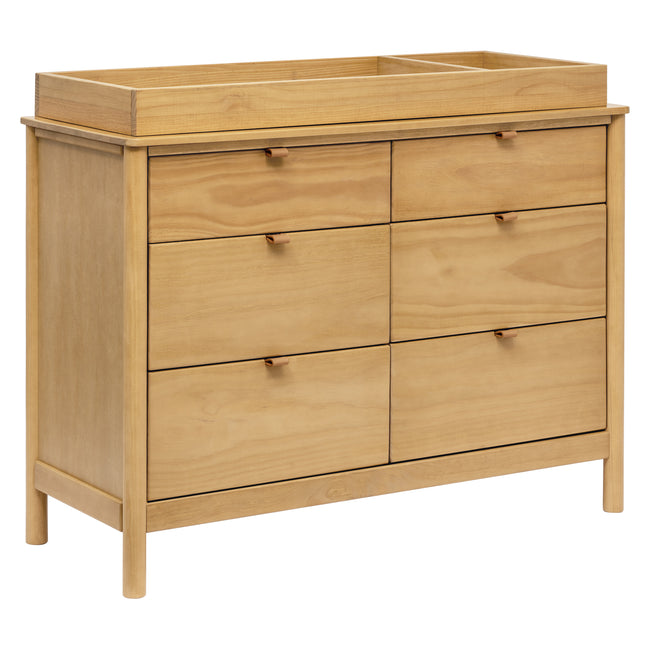 M0619HY,The MDB Family,Universal Wide Removable Changing Tray in Honey