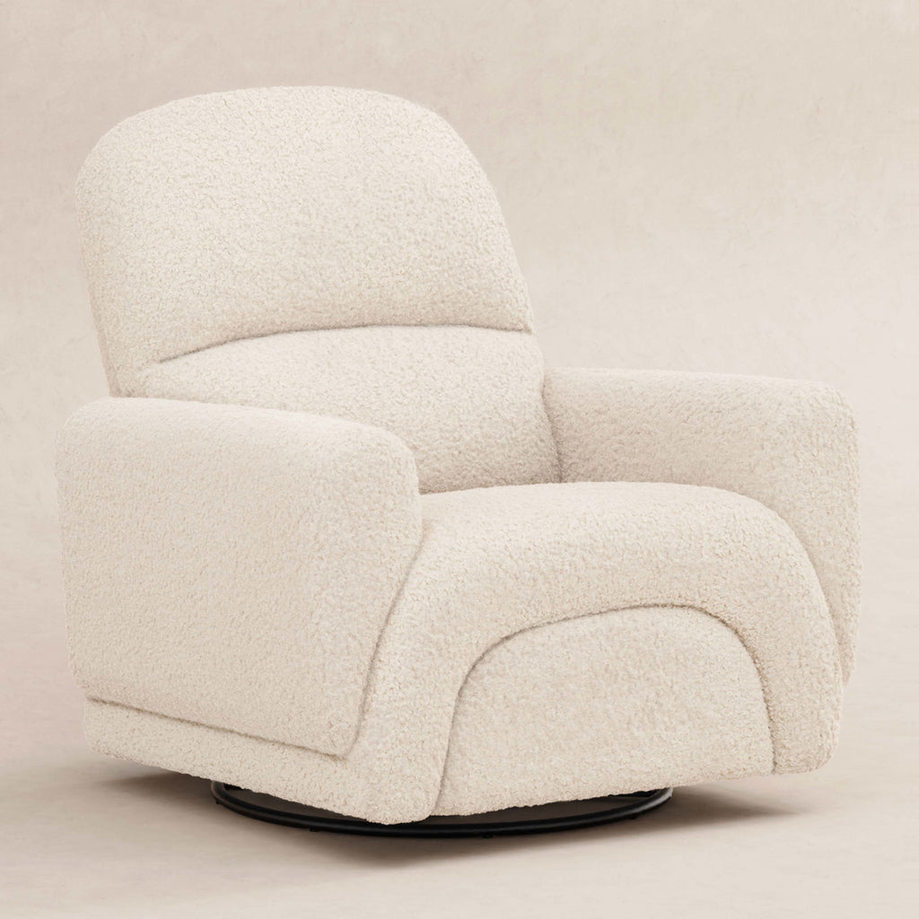 M30087AT,Babyletto,Rainbow Recliner and Swivel Glider in Almond Teddy Loop