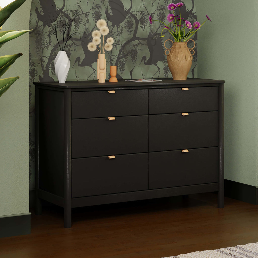 M25616B,Babyletto,Bondi 6-Drawer Assembled Dresser in Black