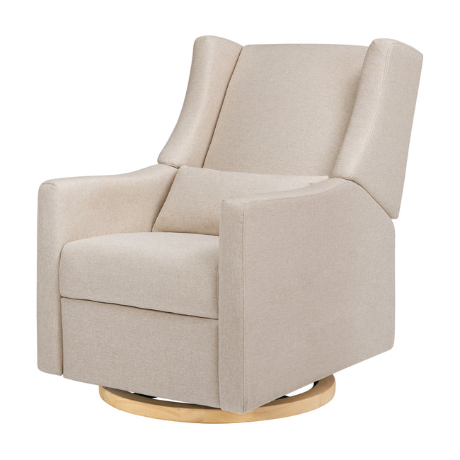 M11288PBEW,Babyletto,Kiwi Glider Recliner w/ Electronic Control and USB in Performance Beach Eco-Weave