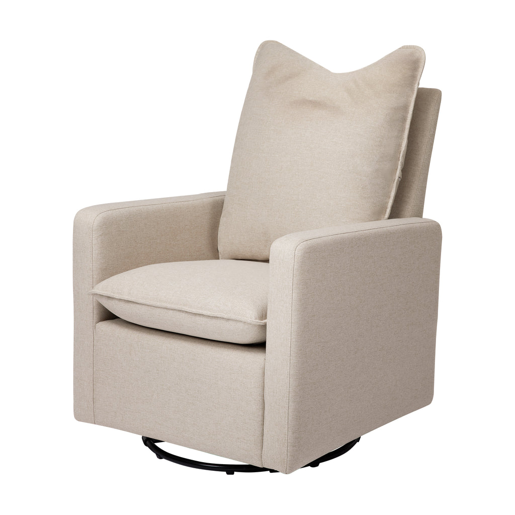 M20987PBEW,Babyletto,Cali Pillowback Swivel Glider in Performance Beach Eco-Weave