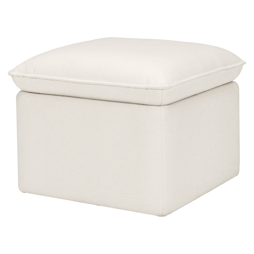 M20985PCMEW,Babyletto,Cali Storage Ottoman in Performance Cream Eco-Weave