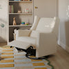 M11277PWB,Babyletto,Kiwi Recliner and Swivel Glider in Performance Ivory Boucle
