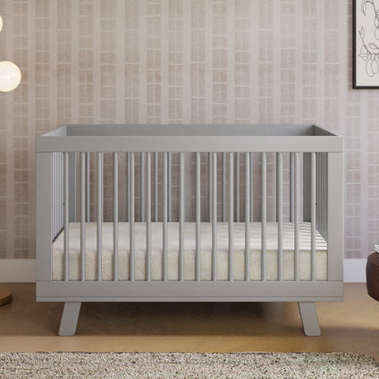 Hudson 3-in-1 Convertible Crib with Toddler Bed Conversion Kit