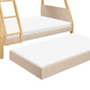 M18495TPEHY,Babyletto Kids,TipToe Twin-Over-Full Bunk Bed in Taupe and Honey