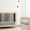M12998NXB,Babyletto,Gelato 4-in-1 Convertible Mini Crib and Twin bed in Washed Natural/Black