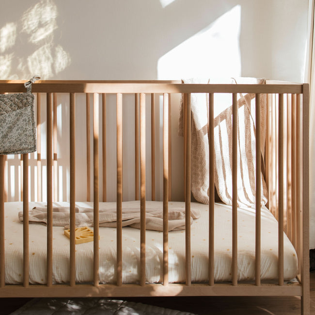 MCS-334, Mushie Extra Soft Muslin Crib Sheet