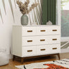 M5826WNL,Babyletto,Scoot 6-Drawer Dresser in White/Natural Walnut