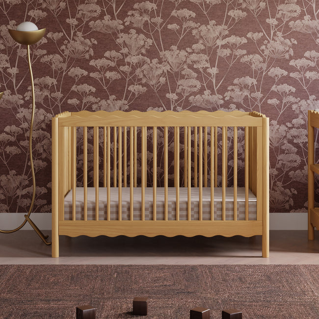 M27901HY,Babyletto,Swell 4-in-1 Convertible Crib w/Toddler Conversion Kit in Honey