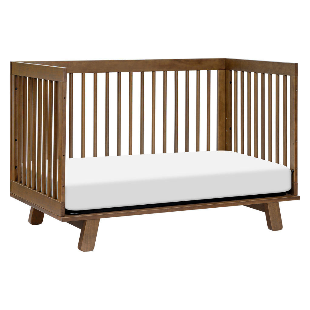 M4201NL,Babyletto,Hudson 3-in-1 Convertible Crib w/Toddler Bed Conversion Kit in Natural Walnut