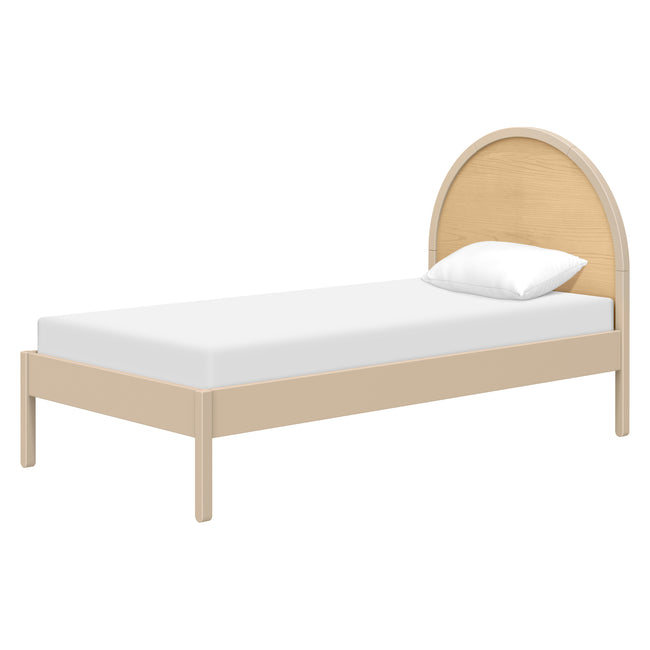 M30269TPESH,Babyletto Kids,Moab Twin Bed in Taupe/Ash