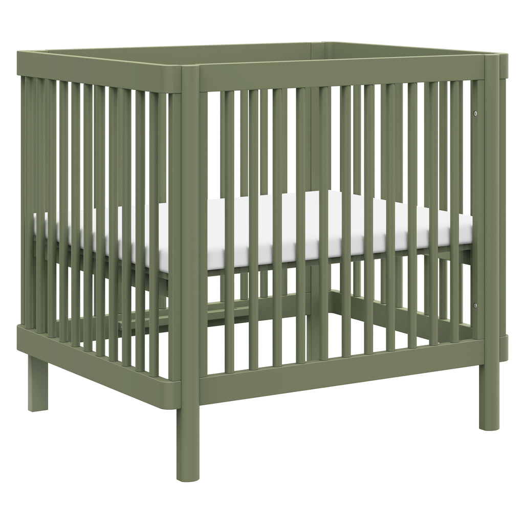 M29880OL,Babyletto,Pogo 8-in-1 Convertible Crib w/All-Stages Conversion Kits in Olive