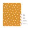T26933,Babyletto,Golden Hour Muslin All-Stages Midi Crib Sheet in GOTS Certified Organic Cotton