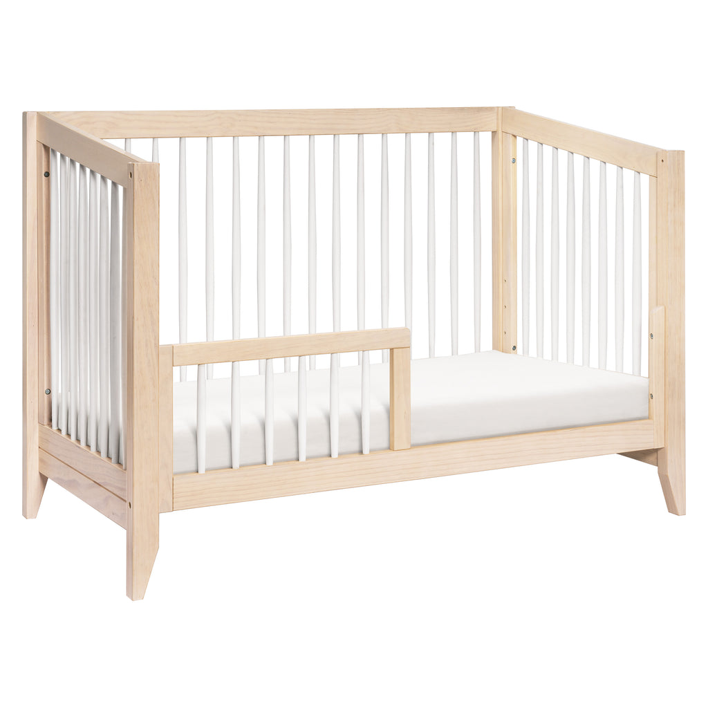 M10301NXW,Babyletto,Sprout 4-in-1 Convertible Crib w/Toddler Bed Conversion Kit in W Natural/White