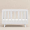 M4201W,Babyletto,Hudson 3-in-1 Convertible Crib w/Toddler Bed Conversion Kit in White Finish
