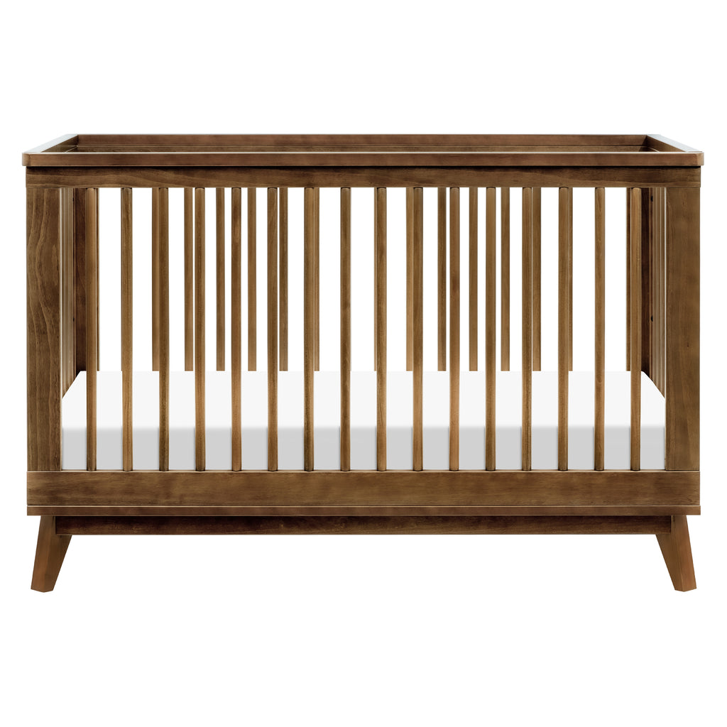 M5801NL,Babyletto,Scoot 3-in-1 Convertible Crib w/Toddler Bed Conversion Kit in Natural Walnut