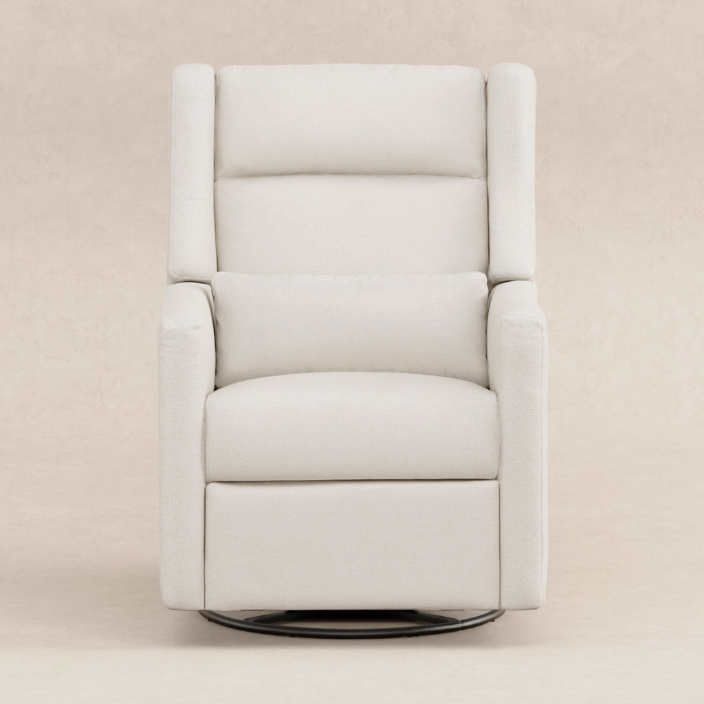 M11286PCMEW,Babyletto,Kiwi Plus Power Glider Recliner w/ Power Headrest in Performance Cream Eco-Weave