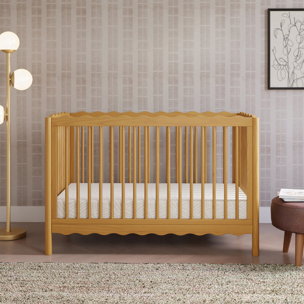 M27901HY,Babyletto,Swell 4-in-1 Convertible Crib w/Toddler Conversion Kit in Honey