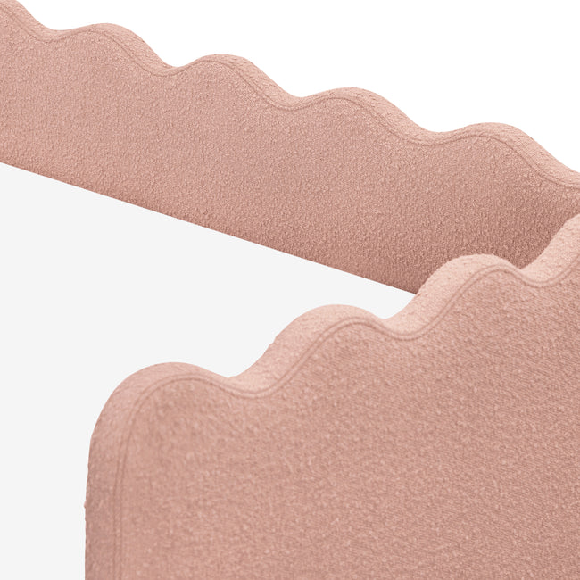 M31376PRSB,Babyletto Kids,Rizo Montessori-Inspired Twin Bed in Performance Rose Boucle