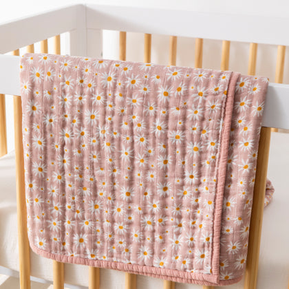 Quilt in 3-Layer GOTS Certified Organic Muslin Cotton