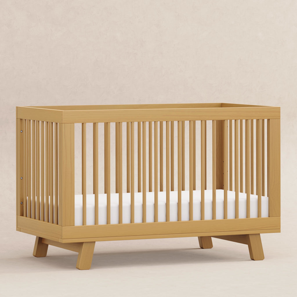 M4201HY,Babyletto,Hudson 3-in-1 Convertible Crib w/Toddler Bed Conversion Kit in Honey Finish