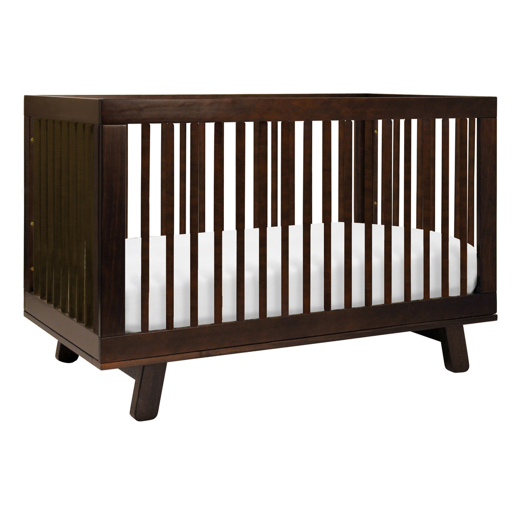 M4201Q,Hudson 3-in-1 Convertible Crib w/Toddler Bed Conversion Kit in Espresso Finish