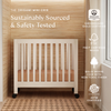 M6698NX,Babyletto,Origami Mini Crib in Washed Natural