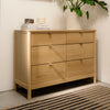 M25616HY,Babyletto,Bondi 6-Drawer Assembled Dresser in Honey