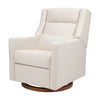 M11286PCMEW,Babyletto,Kiwi Plus Power Glider Recliner w/ Power Headrest in Performance Cream Eco-Weave
