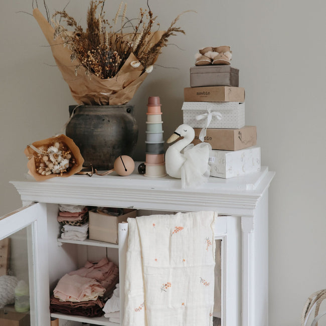 MS-238, Organic Cotton Muslin Swaddle Blanket