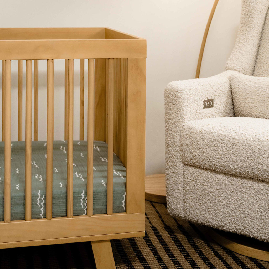 M4201HY,Babyletto,Hudson 3-in-1 Convertible Crib w/Toddler Bed Conversion Kit in Honey Finish