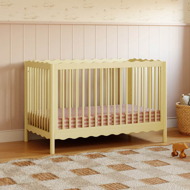M27901PY,Babyletto,Swell 4-in-1 Convertible Crib w/Toddler Conversion Kit in Pale Yellow