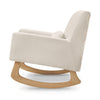 1085WBL,Nursery Works,Sleepytime Rocker in Ivory Boucle w/Light Legs