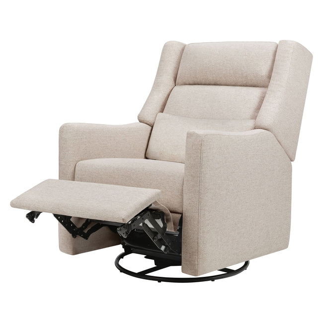 M11286PBEW,Babyletto,Kiwi Plus Power Glider Recliner w/ Power Headrest in Performance Beach Eco-Weave