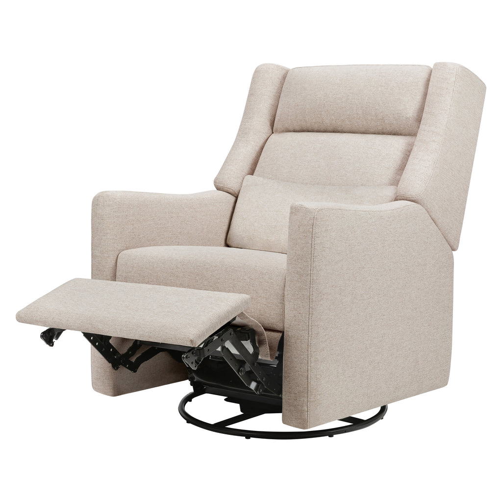 M11286PBEW,Babyletto,Kiwi Plus Power Glider Recliner w/ Power Headrest in Performance Beach Eco-Weave