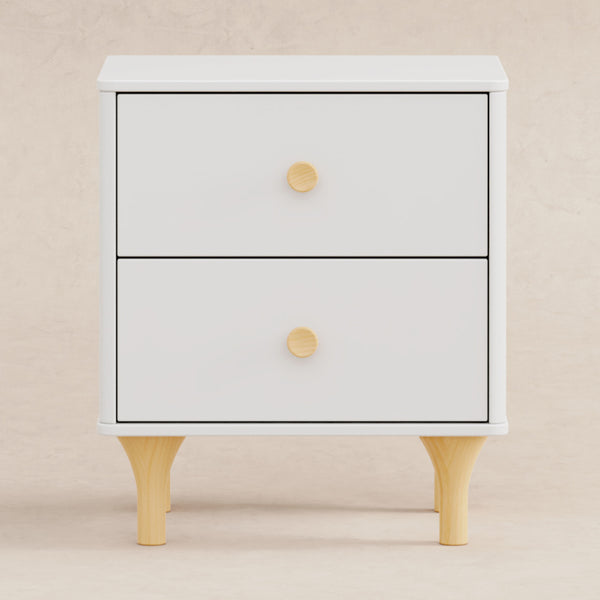 M9060WN,Babyletto,Lolly Nightstand with USB Port in White and Natural