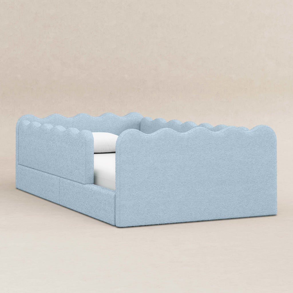 Rizo Montessori-Inspired Twin Floor Bed with Guardrails