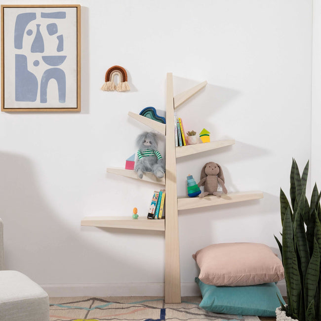 M4626NX,Babyletto Kids,Spruce Tree Bookcase in Washed Natural Finish