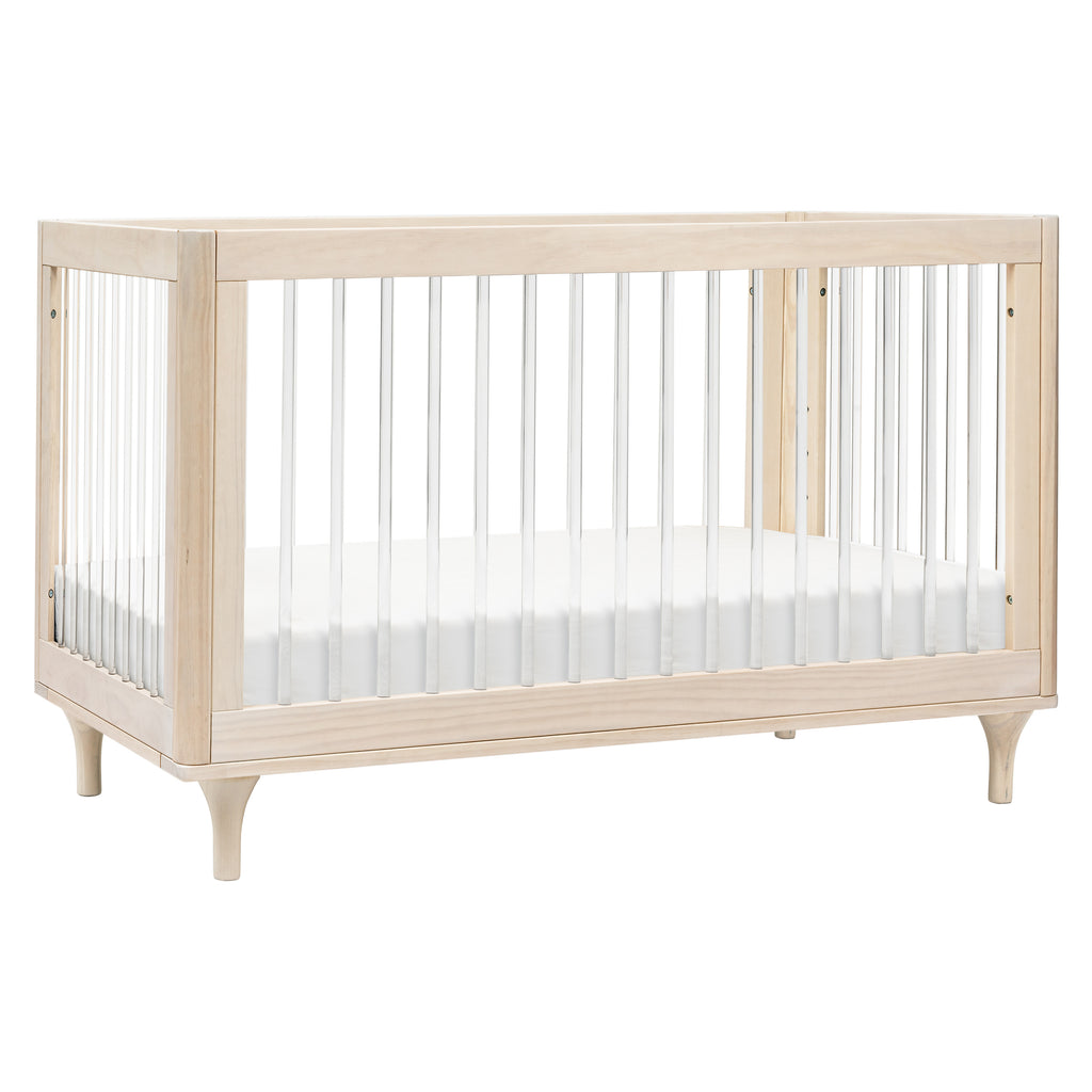 M9001KNX,Babyletto,Lolly 3-in-1 Convertible Crib w/Toddler Conversion Kit in Washed Natural/Acrylic