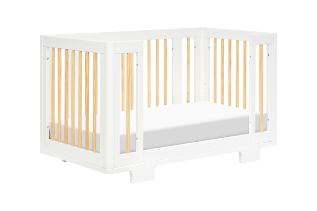 M23401WN,Babyletto,Yuzu 8-in-1 Convertible Crib w/All-Stages Conversion Kits in White/Natural