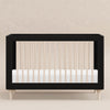 M9001BNX,Babyletto,Lolly 3-in-1 Convertible Crib w/Toddler Bed Conversion in Black/WashedNatural