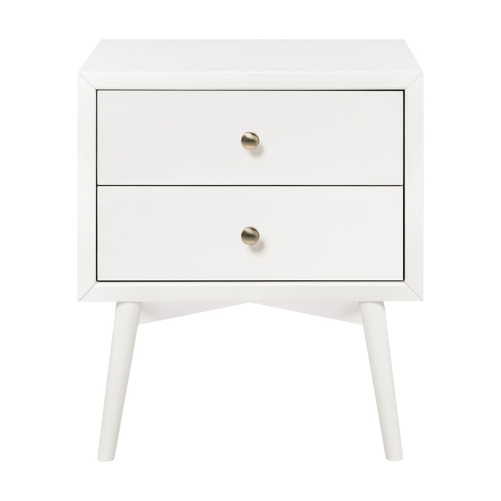 M15960RW,Babyletto,Palma Nightstand with USB Port  Assembled in Warm White